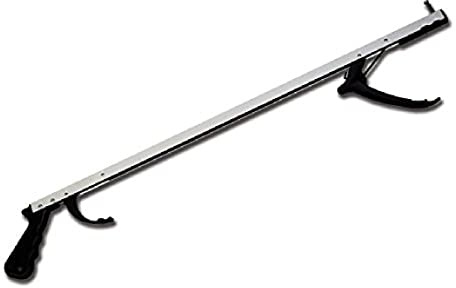 Gima - Greifzange, 3 Verwendungsmöglichkeiten: Haken, Magnetspitze, Gummikopf, Greifhilfe zum Aufnehmen von Gegenständen auf unterschiedliche Weise, Länge 66 cm.