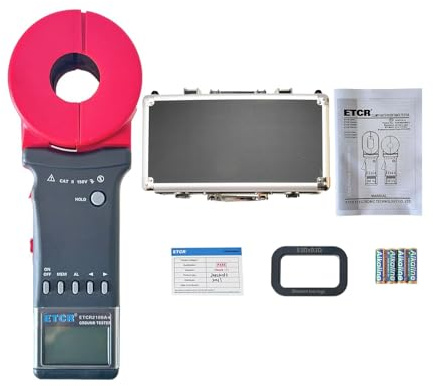 ETCR ETCR2100A+ Digital Clamp Ground Earth Resistance Meter Tester 0.01-200Ω