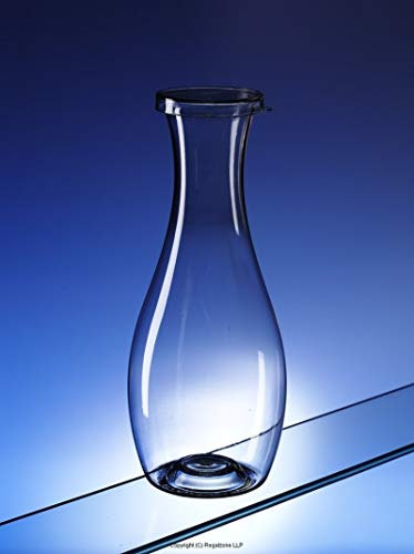 Quality Recyclable PET Plastic Decanter/Carafe 800ml Perfect for Wine with lid.