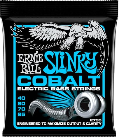Ernie Ball Extra Slinky Cobalt Electric Bass Strings - 40-95 Gauge