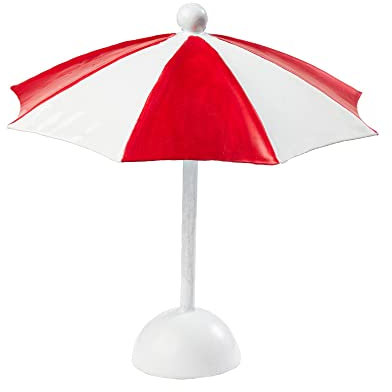 Hobbyfun Sonnenschirm ca. 10 x 10 cm Rot-Weiß