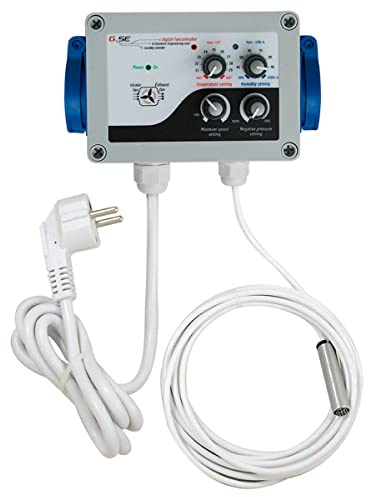 Temperatur,- Feuchte,- und Geschwindigkeitsregler Unterdruck GSE (GSE-3)