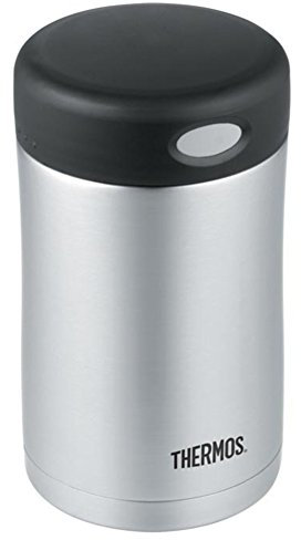 Thermos 16 Ounce Vacuum Insulated Stainless Steel Food Jar with Folding Spoon
