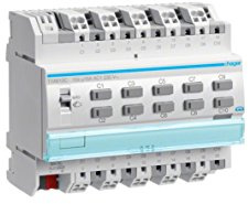 Hager TYA610C Schalt-/Jalousieaktor 10/5-fach KNX, 16A