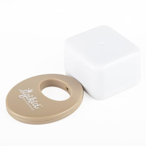 SIGIKID 48620 Spielwerk Brahms Wiegenlied Musik Mädchen und Jungen Spieluhr-Melodie empfohlen ab Geburt weiß, 1 Stück (1er Pack)