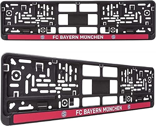 FC Bayern München Kennzeichenverstärker - Classic - 2er Set Nummernschildhalter FCB
