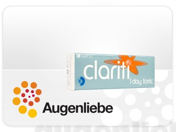 Clariti 1 Day Toric Lentes de contacto tóricas diarias, R 8.6, D 14.3, 0 dioptría, cilindro -1.75, eje 180-30 lentillas