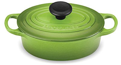 Le Creuset Signature - Forno francese ovale da 1 litro, colore: palma