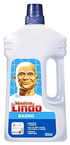 Mastro Lindo Detergente Liquido per Bagno, 950 ml