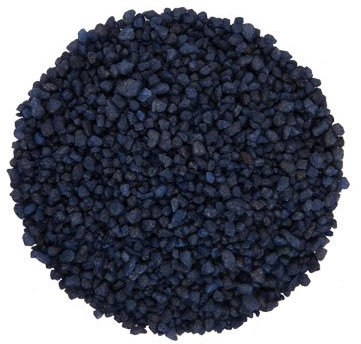 Geißler Farbkies saphirblau 2-3mm 25 kg, Aquarienkies