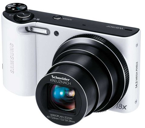Samsung WB 150F Appareil Photo Compact CCD 14,2 MP 1/2,3 CCD 4320 x 3240 Pixels Blanc 14,2 MP 4320 x 3240 Pixels CCD 18x HD Blanc