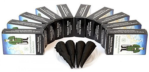 Original Crottendorfer Räucherkerzen - 10x4 Sparpack - Weihrauch-Riesen Erzgebirge