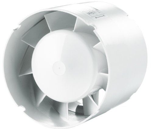 Rohrventilator / Einschublüfter mit Nachlauf - Ø 125 mm
