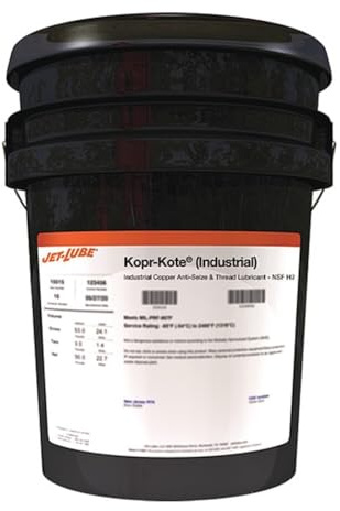 Jet-Lube Anti Seize Compound, 2.5 gal. Container Size, 320 oz. Net Weight - 10092