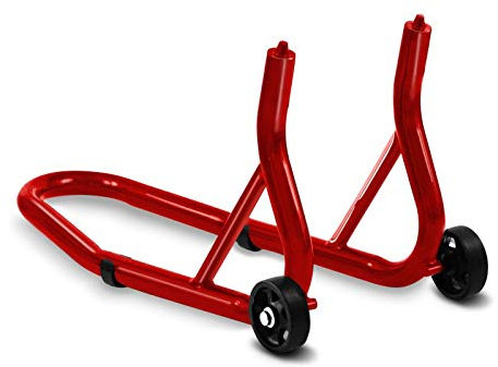ConStands - Motorrad Montageständer Kompatibel mit Rot Motorradheber Vorne Vorderrad Fork