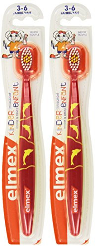 elmex Kinder-Zahnbürste, sortiert, 2er Pack (2 x 1 Stück)