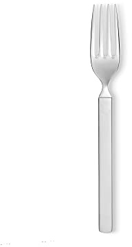 Alessi 4180/2 Dry Tafelgabel aus Edelstahl Glänzend Poliert mit Mattiertem Griff