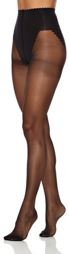 DIM Collant Femme Ventre Plat Body Touch x1, Noir, XL