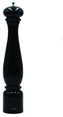Bisetti 6252LNL - Macinapepe in Legno di faggio, 42 cm, Colore: Nero