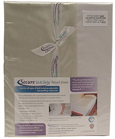 NRS Secure Sit and Slide Fitted Sheet - KING SIZE (Deep Mattress) (Eligible for VAT relief in the UK)