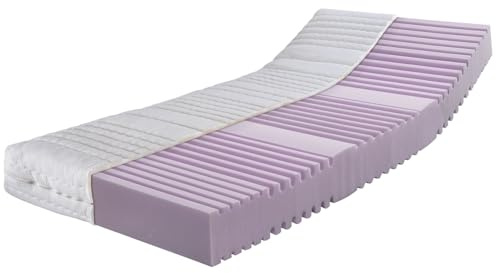 RAVENSBERGER Kaltschaummatratze Ortho-PUR | 100 x 200 cm | Höhe 18 cm | Härtegrad H4 | 7-Zonen | waschbarer Baumwoll-Doppeltuch-Bezug | Oeko-TEX® Standard 100 Zertifiziert | Made in Germany