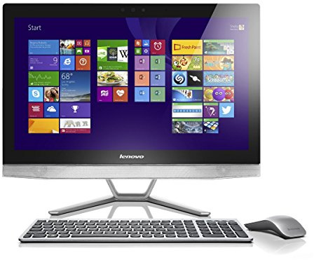 Lenovo B50-30 23.8-Inch All-in-One PC (Silver) - (Intel Core i7-4785T 2.2 GHz, 8 GB RAM, 2TB + 8GB SSHD Hybrid Drive, NVIDIA GT840A 2GB Graphics, Windows 8.1)