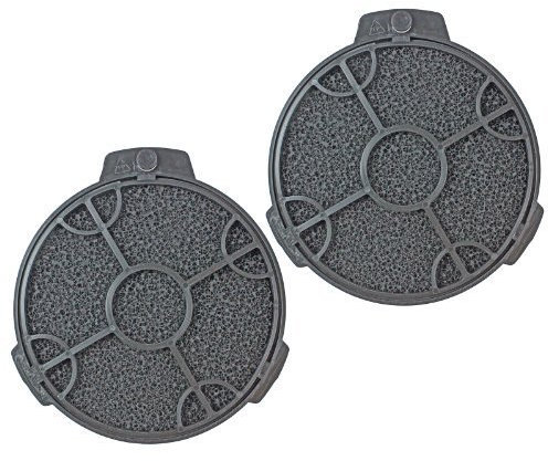 2 x Cooker Hood Carbon Filter Round Filters 5 for CARBFILT4 Cooke & Lewis