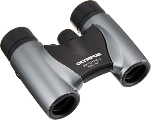 Olympus 10x21 RC II Fernglas mit Tasche silber