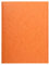 Exacompta 56409E 25er Pack Premium Einschlagmappe. Made in Germany. Aus extra starkem Colorspan-Karton mit 3 Innenklappen und 2 Gummizügen DIN A4 Juris-Mappe Sammelmappe für Büro und Schule orange