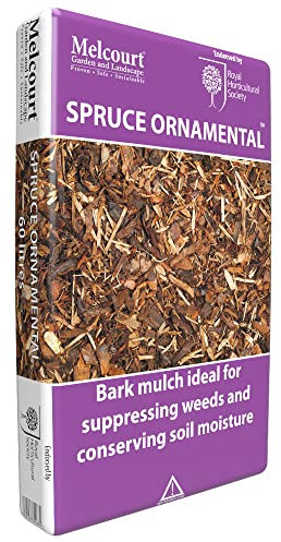 Melcourt Spruce Landscaping Ornamental Bark Mulch 60L