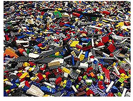Lego Großpackung: 2,3 kg lose LEGO Steine und Teile