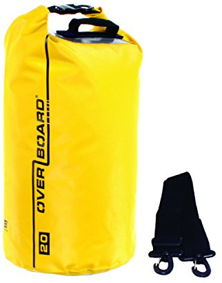 Overboard Wasserdichte Trockenröhrentasche mit verstellbarem Schulterriemen zum Bootfahren, Kajak, Angeln, Rafting, Schwimmen, Camping und Snowboarden