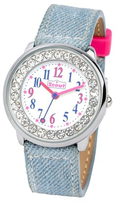 Scout Mädchen-Armbanduhr Analog Quarz Kunstleder 280381008