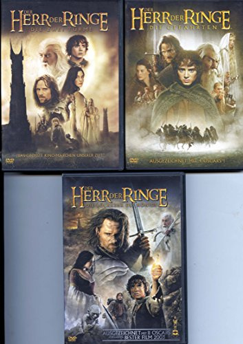 Der Herr der Ringe DVD-Trilogie (Die Gefährten [2 DVDs]; Die zwei Türme [2 DVDs]; Die Rückkehr des Königs [2 DVDs])