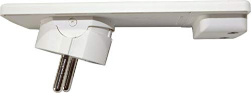 Schulte Elektrotechnik GmbH 1510 0000 0300 EVOline Fiche extra-plate, blanche, 103372098