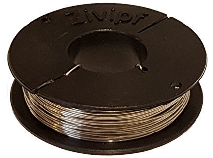 25 Meter Nichrom Nickel-Chrom Heizdraht Ø 0,70mm - AWG 21 (Grundpreis: EUR 0,72/m) Heizleiterdraht - Heizdraht - Widerstandsdraht - resistance heating wire 0.028