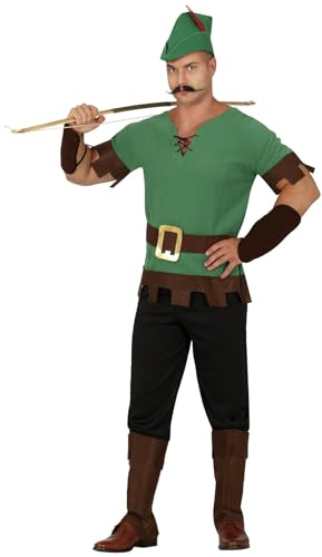 Fiestas Guirca Robin Hood bågskytte kostym prins för vuxna tjuvar