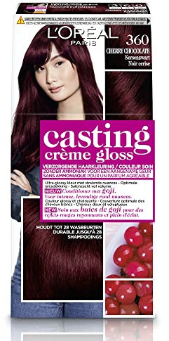 L'Oréal Paris Casting Crème Gloss 360 Kirschschokoladen-Cherry Black - Haarfärbemitteln