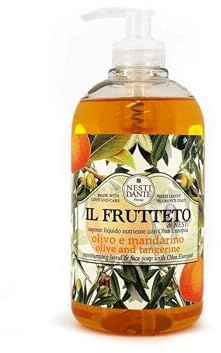 Nesti Dante Il Frutteto Olive & Tangerine (Liquid Soap/Flüssigseife 500 ml, Unisex, für alle Hauttypen geeignet) 661202