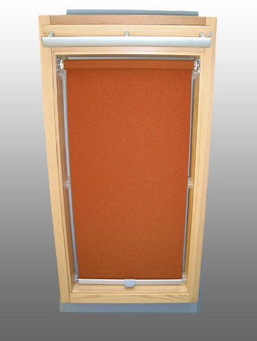 Abdunkelungsrollo Rollo für Velux DKL/RHL-EP GGL,GPL,GHL,GTL,GXL,GDL M06 terracotta