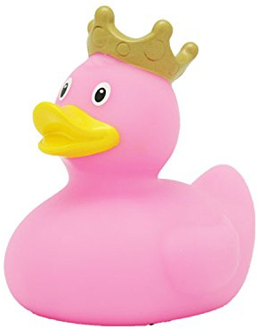 Lilalu Anatra di Gomma Anatra del Bagno Anatra Corona Galleggiante Raccogliere Supereroe Halloween: Tipo: Anatra con Una Corona, Rosa