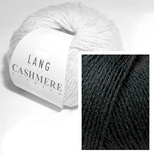Lang Yarns Cashmere Premium 0004 schwarz