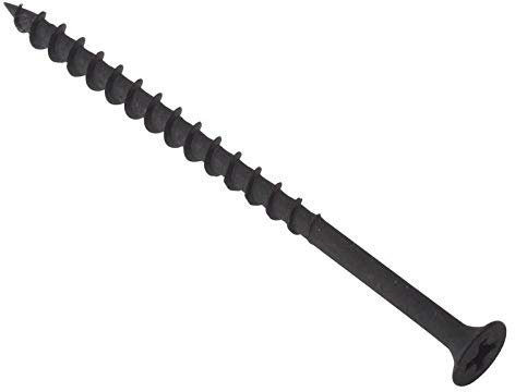 Bargainscrews - Trockenwand Schrauben Schwarz Phosphat Grobgewinde - 100er Pack - 4.2 x 100 mm