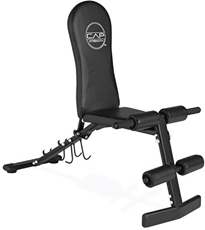 CAP Barbell Flat/Incline/Decline Bench, Black