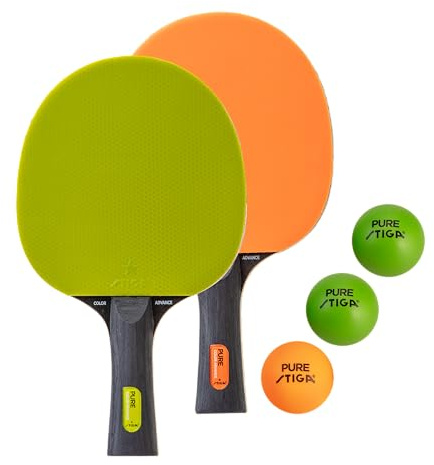 STIGA Pure Color Advance 2-Player Ping Pong Set - Great Ping Pong Starter Set For Beginners