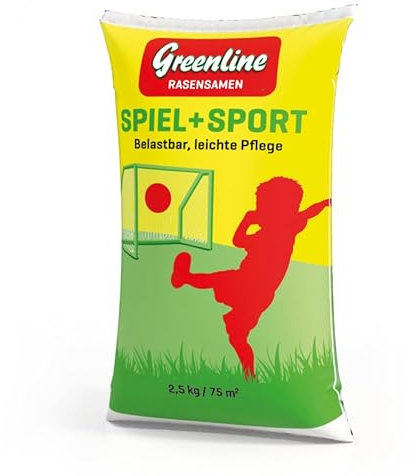 Greenline Rasensamen Spiel und Sport 2,5 kg, grün