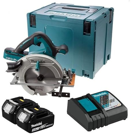 Scie circulaire 36V LXT Ø190 mm (2x3,0 Ah) en MAKPAC - MAKITA DHS710RFJ