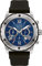 Bulova Men's Designer Chronograph Watch Rubber Strap - Water Resistant Blue Dial Marine Star 98B258