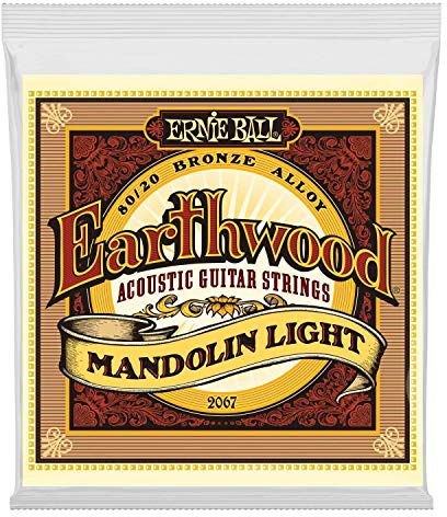 Ernie Ball Earthwood Mandolin Light Loop End 80/20 Bronze Acoustic Guitar Strings - 9-34 Gauge