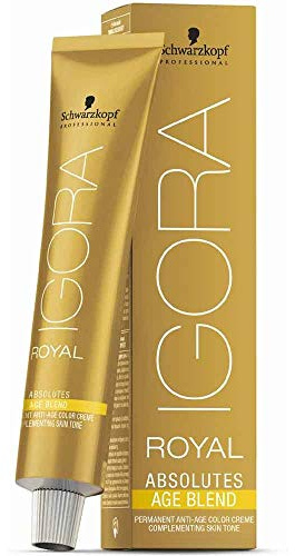 Schwarzkopf IGORA Royal Absolutes Permanent Anti-Age Color Creme 7-710 mittelblond kupfer cendré, 1er Pack (1 x 60 ml)